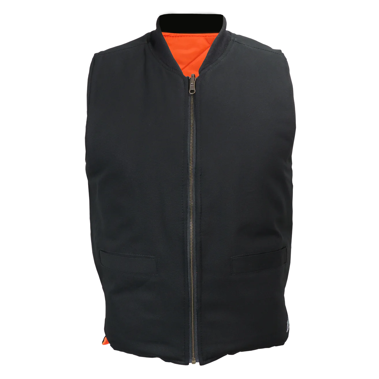 VESTE DE SÉCURITÉ RÉVERSIBLE DOUBLÉE ORANGE/NOIR GATTS