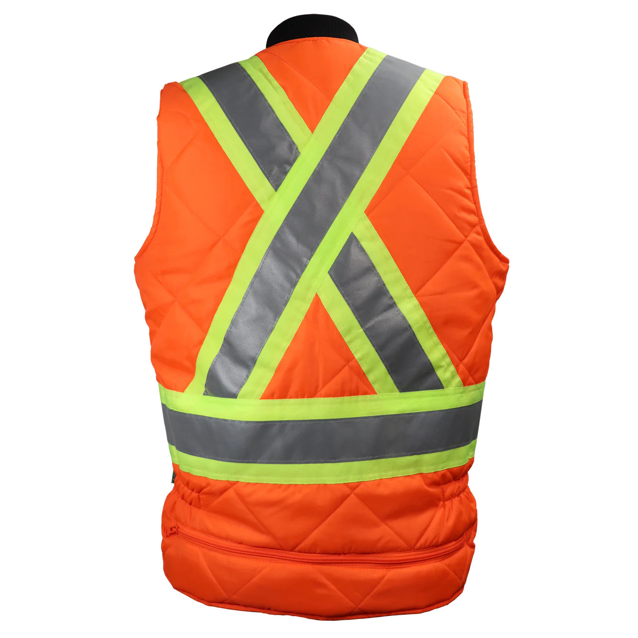 VESTE DE SÉCURITÉ RÉVERSIBLE DOUBLÉE ORANGE/NOIR GATTS