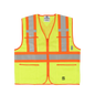 VESTE DE SÉCURITÉ À FERMETURE ÉCLAIR OPEN ROAD JAUNE VIKING
