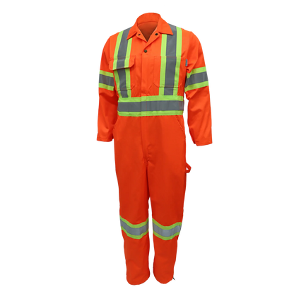 COMBINAISON | COVERALL ZIPPER 20" AUX JAMBES ORANGE GATTS