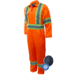 COMBINAISON | COVERALL DOUBLÉ ZIPPER 30" AUX JAMBES ORANGE GATTS