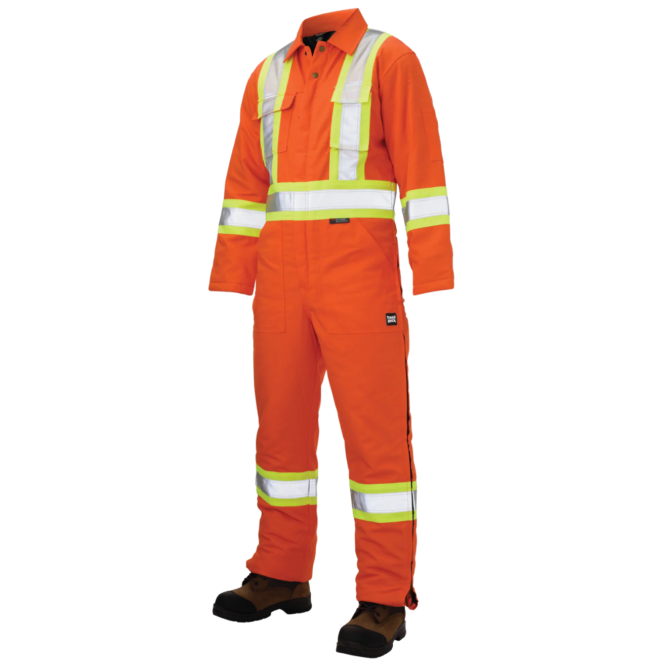 COMBINAISON | COVERALL DOUBLÉ ZIPPER CHEVILLE HANCHE ORANGE TOUGH DUCK