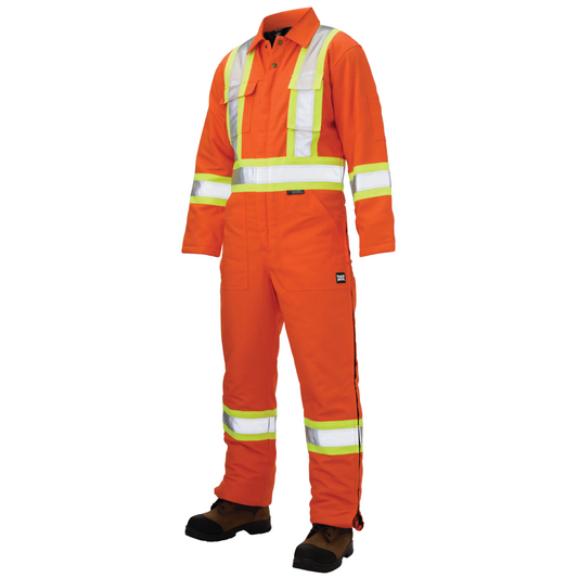 COMBINAISON | COVERALL DOUBLÉ ZIPPER CHEVILLE HANCHE ORANGE TOUGH DUCK