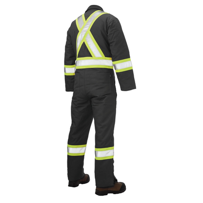 COMBINAISON | COVERALL DOUBLÉ ZIPPER CHEVILLE HANCHE NOIR TOUGH DUCK