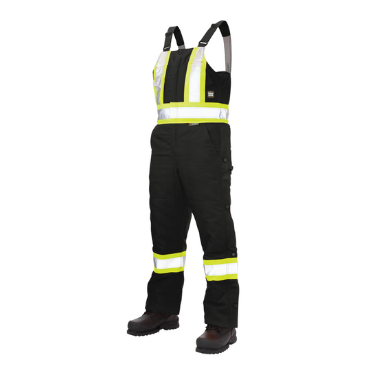 SALOPETTE DE SÉCURITÉ DOUBLÉE NOIR TOUGH DUCK
