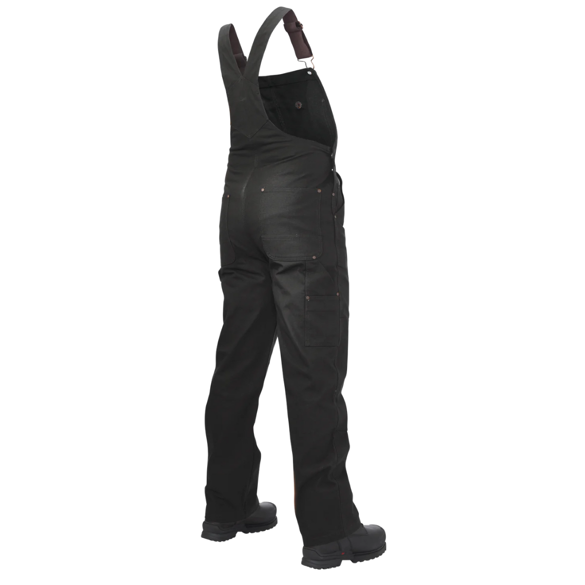 SALOPETTE SANS DOUBLURE NOIR TOUGH DUCK