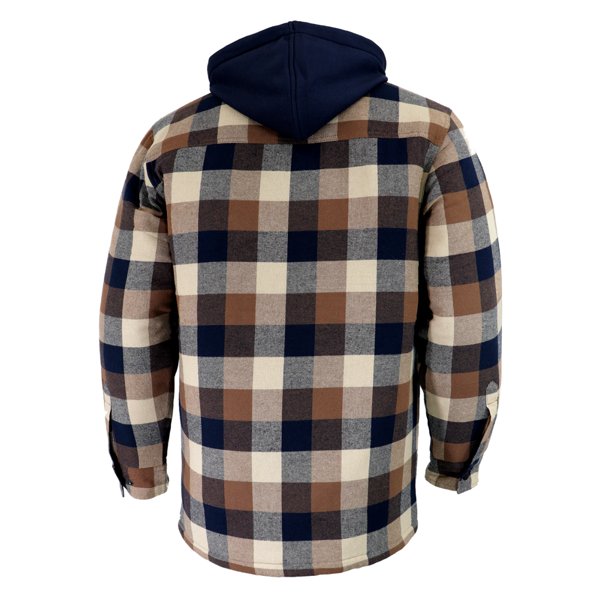 CHEMISE DE FLANELLE DOUBLÉE AVEC CAPUCHON GATTS