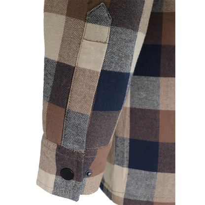 CHEMISE DE FLANELLE DOUBLÉE AVEC CAPUCHON GATTS