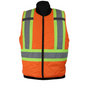 VESTE DE SÉCURITÉ RÉVERSIBLE DOUBLÉE ORANGE/NOIR GATTS