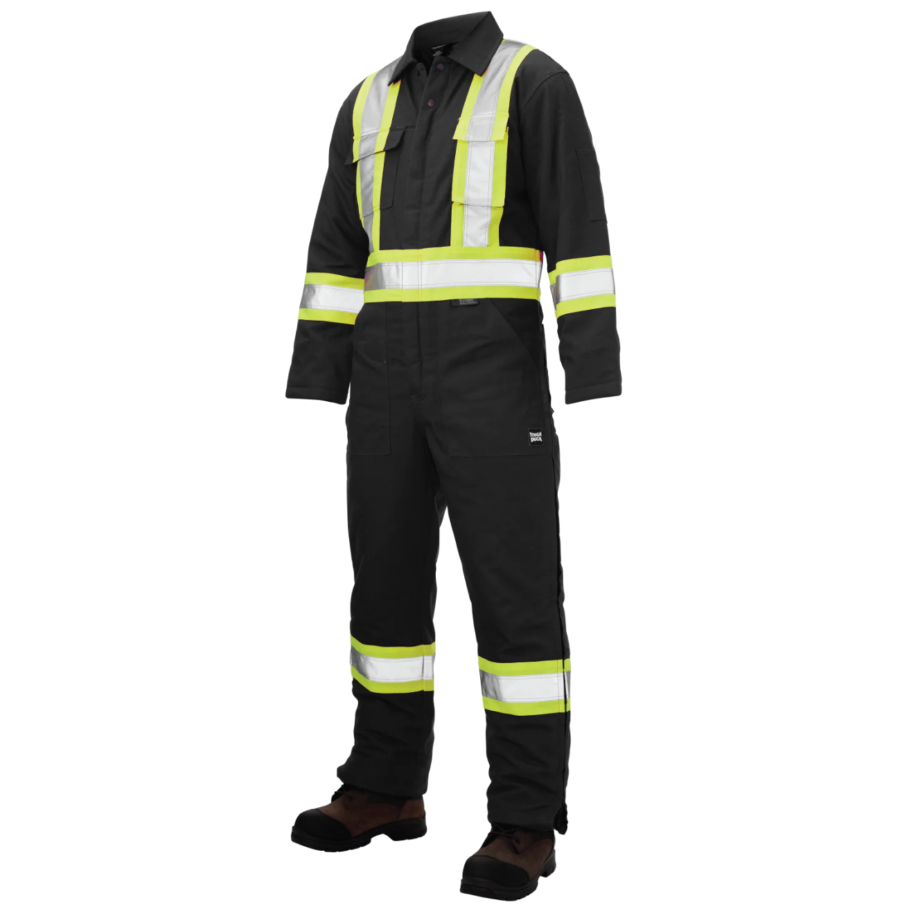 COMBINAISON | COVERALL DOUBLÉ ZIPPER CHEVILLE HANCHE NOIR TOUGH DUCK