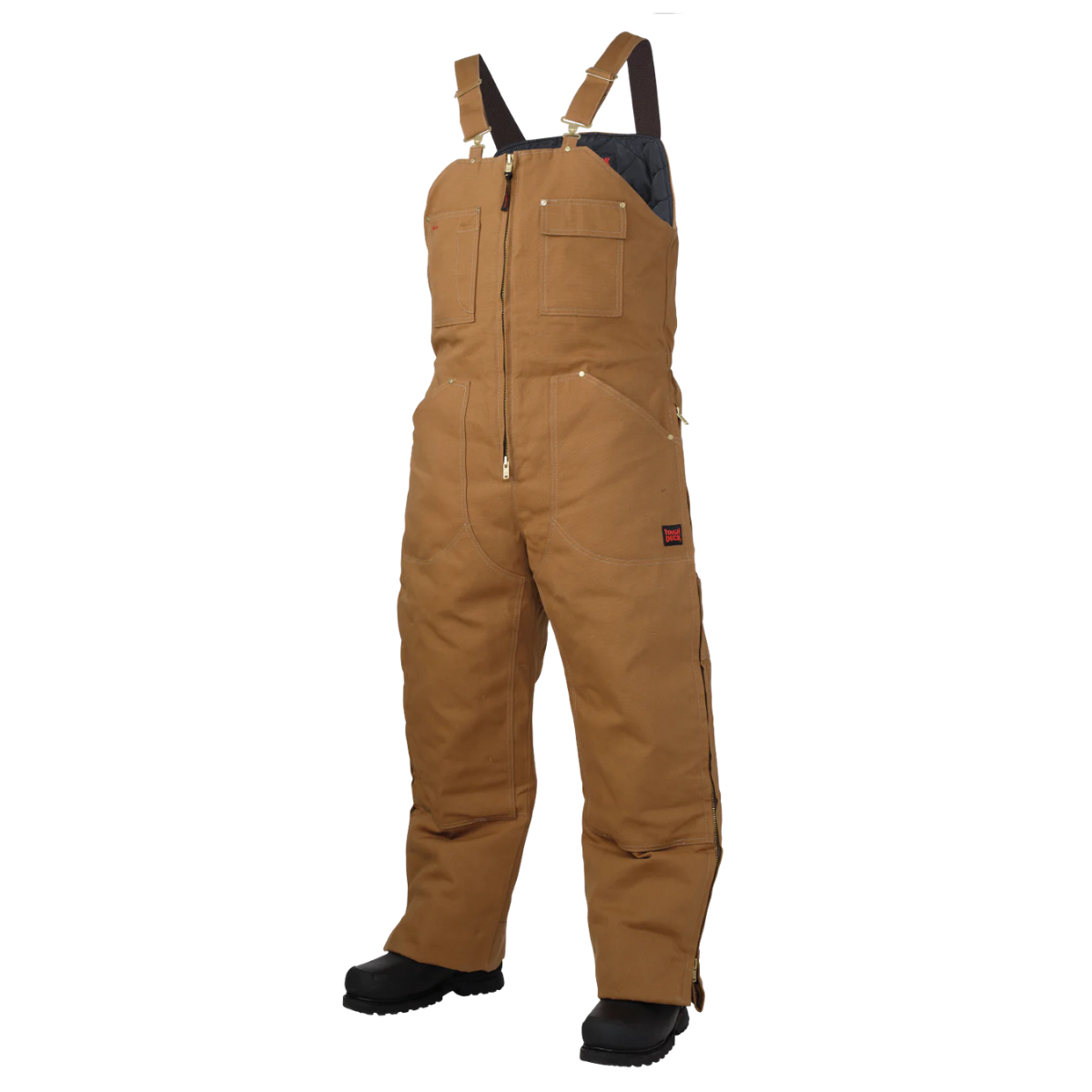 SALOPETTE EN DUCK DOUBLÉ TAN TOUGH DUCK
