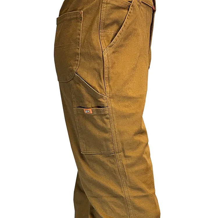 PANTALON DE TRAVAIL LEONARDO EXTENSIBLE POUR CHARPENTIER (2 COULEURS) ORANGE RIVER