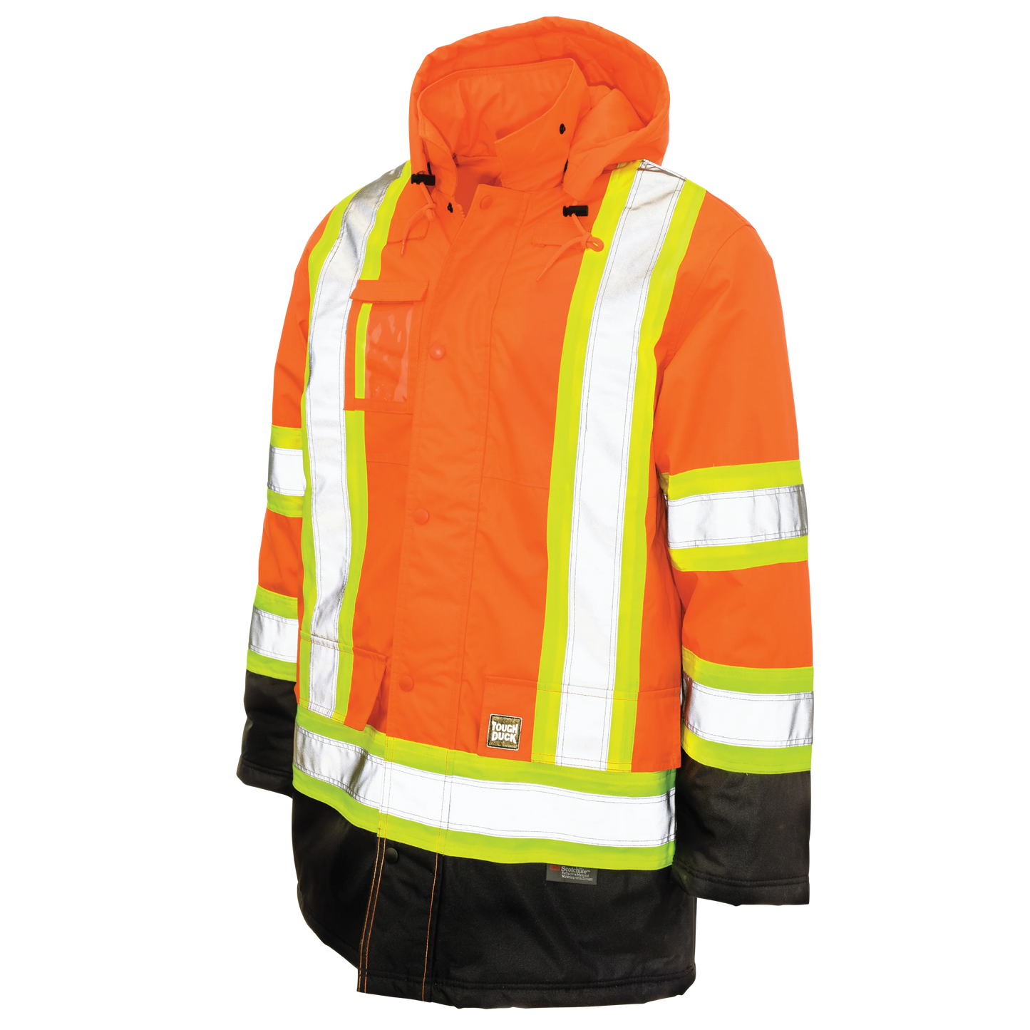 PARKA DE SÉCURITÉ EN POLY-OXFORD DOUBLÉ ORANGE TOUGH DUCK