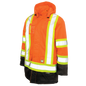 PARKA DE SÉCURITÉ EN POLY-OXFORD DOUBLÉ ORANGE TOUGH DUCK