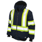 BLOUSON DE SÉCURITÉ AVEC CAPUCHE DÉTACHABLE NOIR TOUGH DUCK