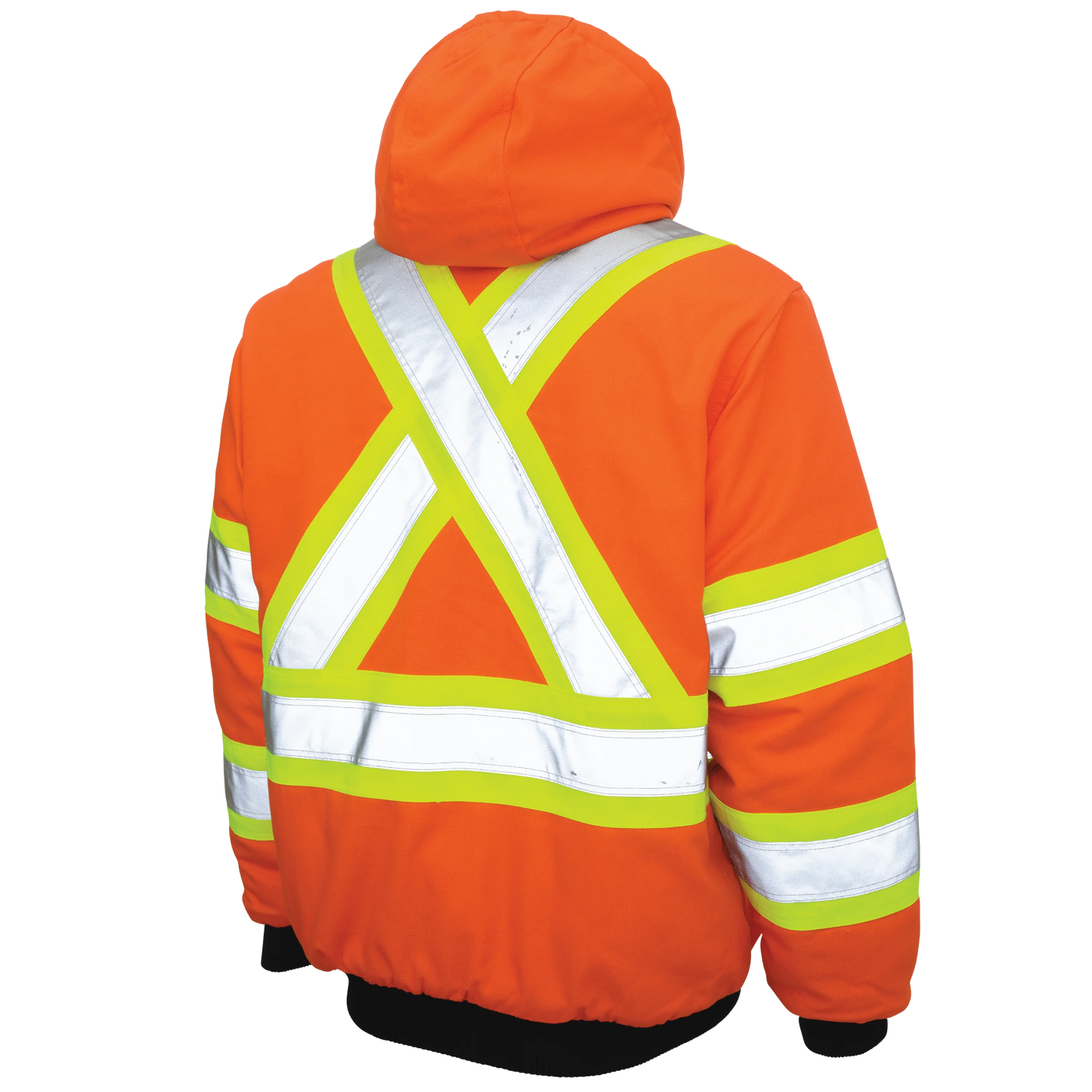 BLOUSON DE SÉCURITÉ AVEC CAPUCHE DÉTACHABLE ORANGE TOUGH DUCK
