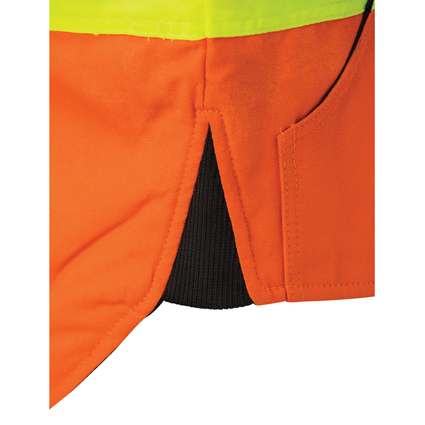 VESTE DE SÉCURITÉ DOUBLÉ ORANGE TOUGH DUCK