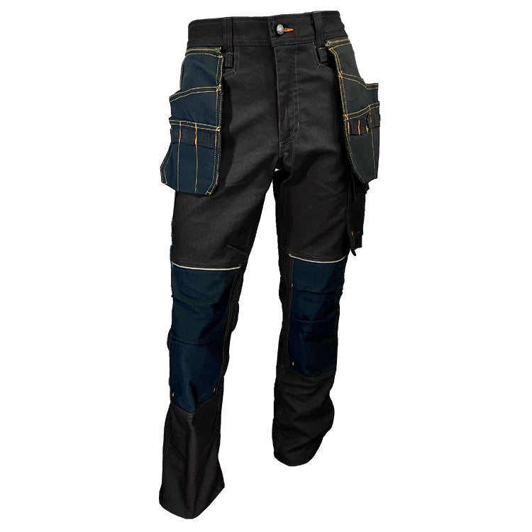 PANTALAON DE TRAVAIL TEXAN MULTI-POCHES (2 COULEURS) ORANGE RIVER