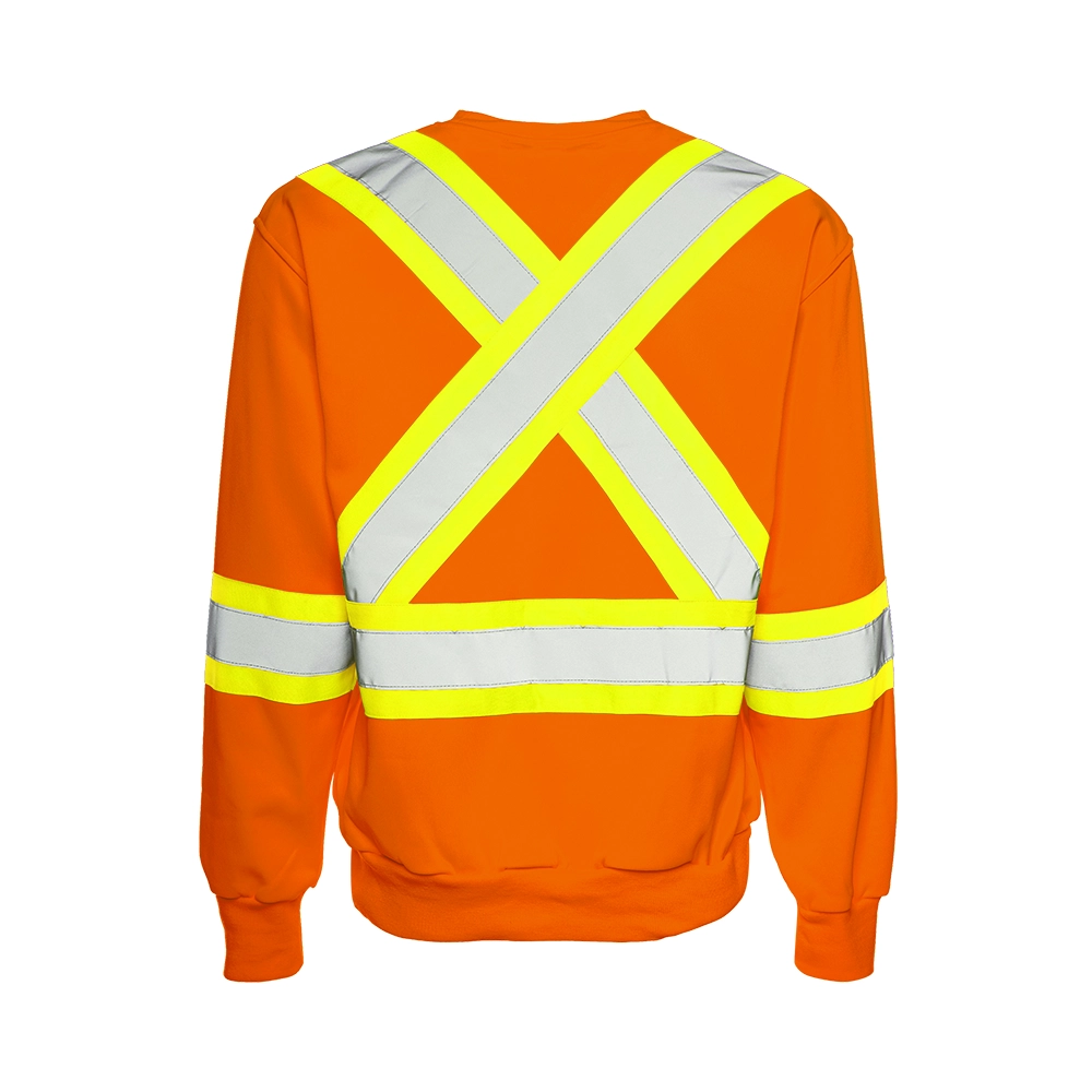 CHANDAIL DE SÉCURITÉ POLYESTER MANCHES LONGUES À COL ROND WASIP