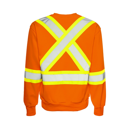 CHANDAIL DE SÉCURITÉ POLYESTER MANCHES LONGUES À COL ROND WASIP