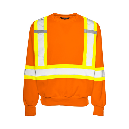 CHANDAIL DE SÉCURITÉ POLYESTER MANCHES LONGUES À COL ROND WASIP