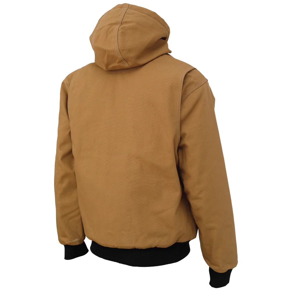 MANTEAU BOMBER CLASSIQUE À CAPUCHE TOUGH DUCK (2 COULEURS)