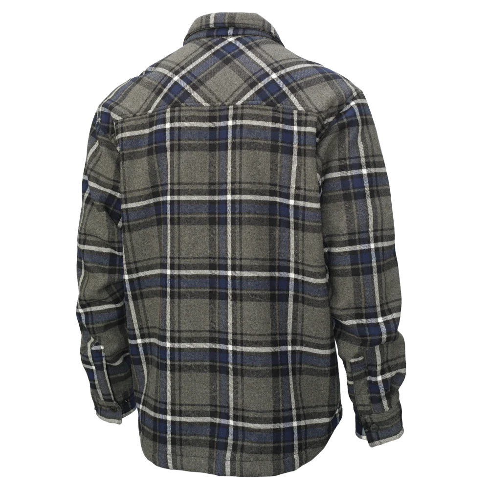 MANTEAU-CHEMISE EN FLANELLE CONTRECOLLÉ À DU SHERPA (3 COULEURS) TOUGH DUCK