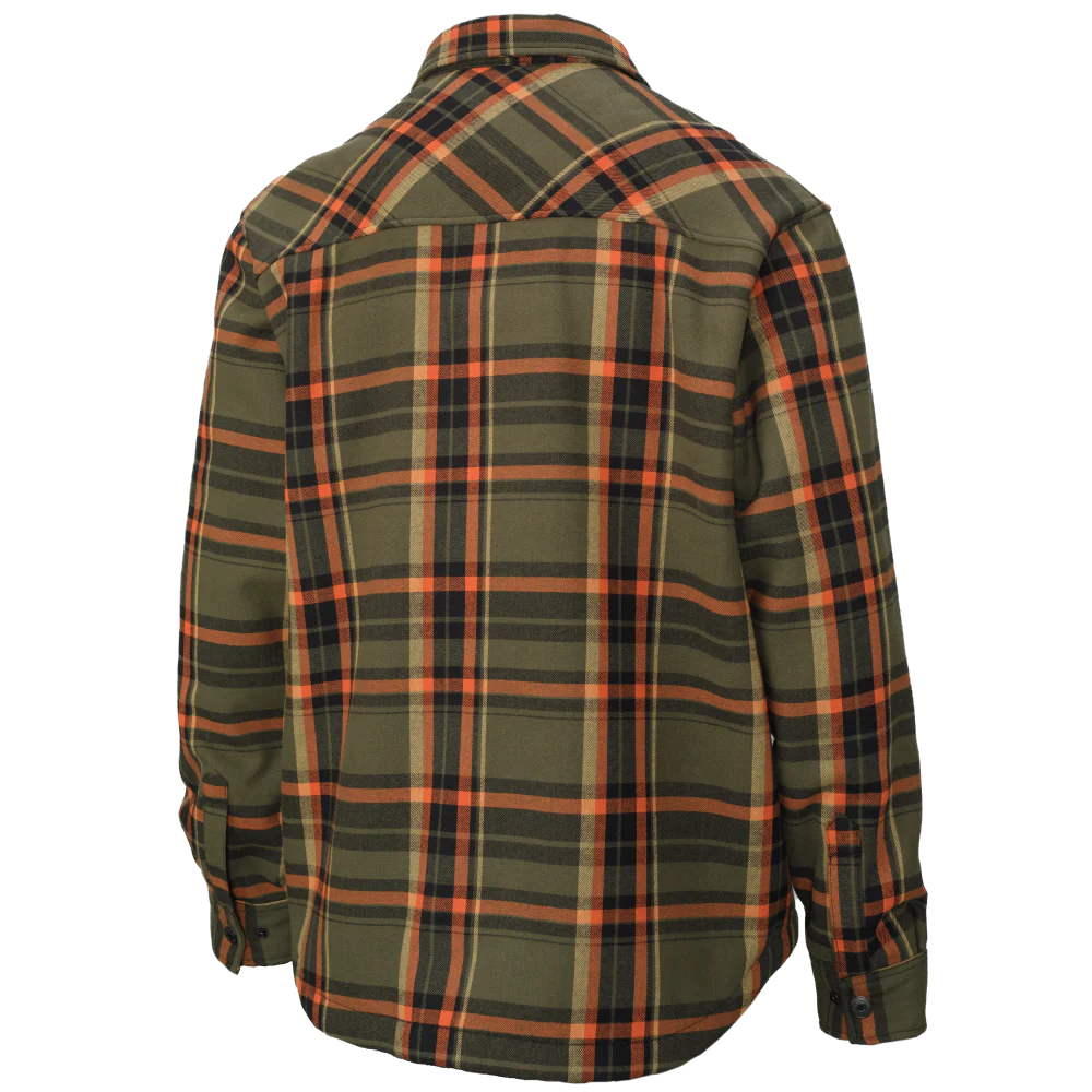 MANTEAU-CHEMISE EN FLANELLE CONTRECOLLÉ À DU SHERPA (3 COULEURS) TOUGH DUCK