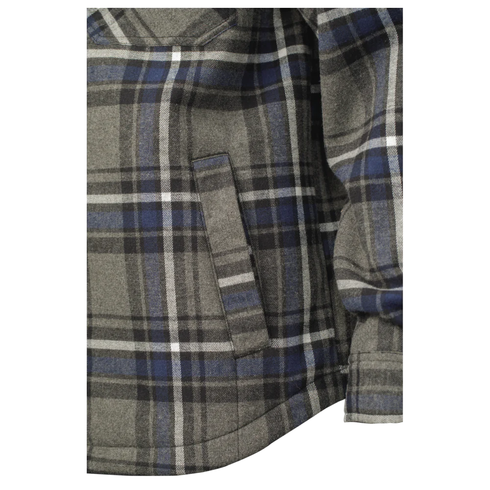MANTEAU-CHEMISE EN FLANELLE CONTRECOLLÉ À DU SHERPA (3 COULEURS) TOUGH DUCK