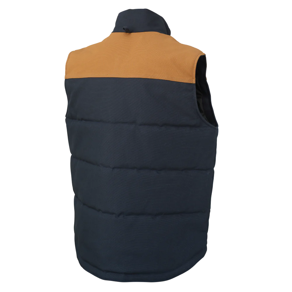 VESTE WOODSMAN DOUBLÉE BLEU TAN TOUGH DUCK
