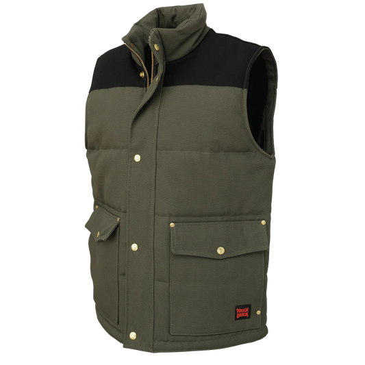 VESTE WOODSMAN DOUBLÉE VERT NOIR TOUGH DUCK