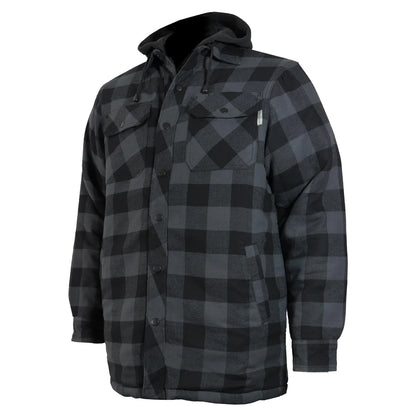 CHEMISE DE TRAVAIL EN FLANELLE DOUBLÉE AVEC CAPUCHON (3 COULEURS) GATTS